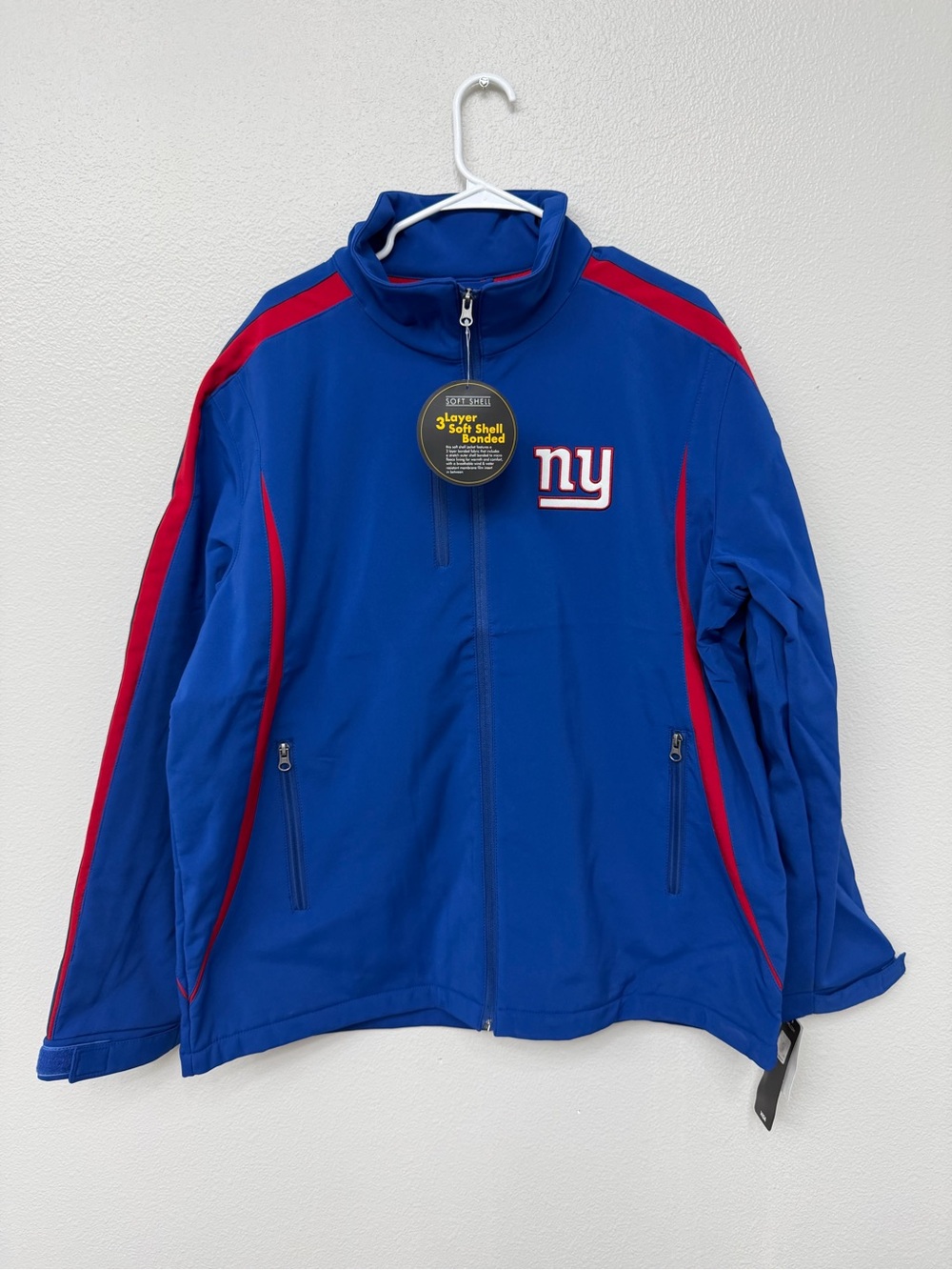New York Giants NFL Blue Jacket Mens XL NWT